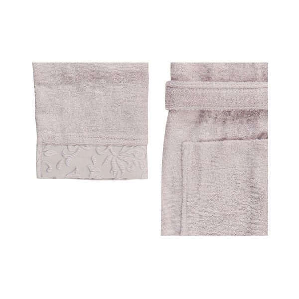 Set halat cu prosoape Crespo, vel. M/L, violet deschis-image-2