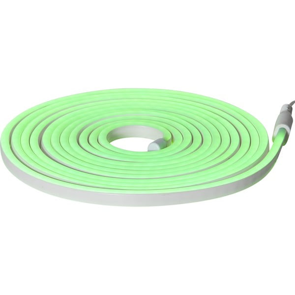 Șirag luminos pentru exterior Star Trading Rope Light Flatneon, lungime 5 m, verde