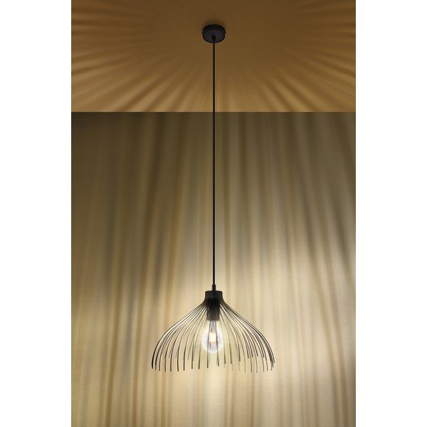 Lustră Sollux Umea, negru-image-3