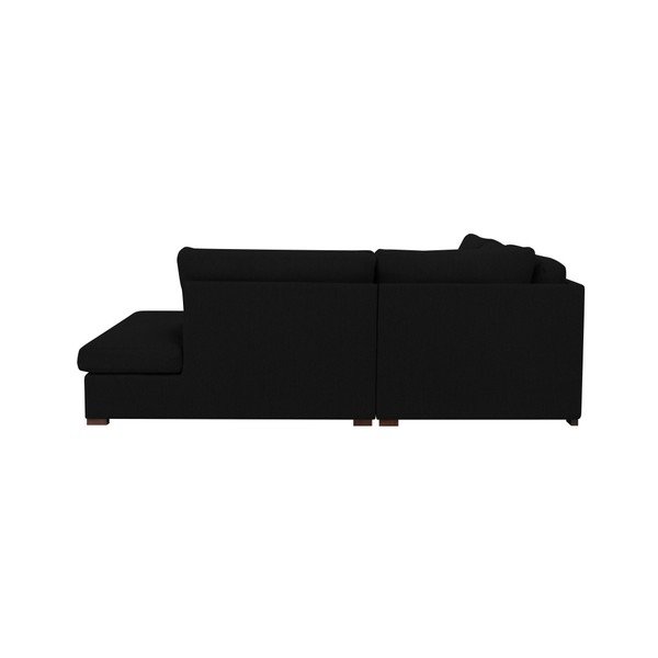 Colțar Windsor & Co Sofas Charles, pe partea dreaptă, negru-image-4