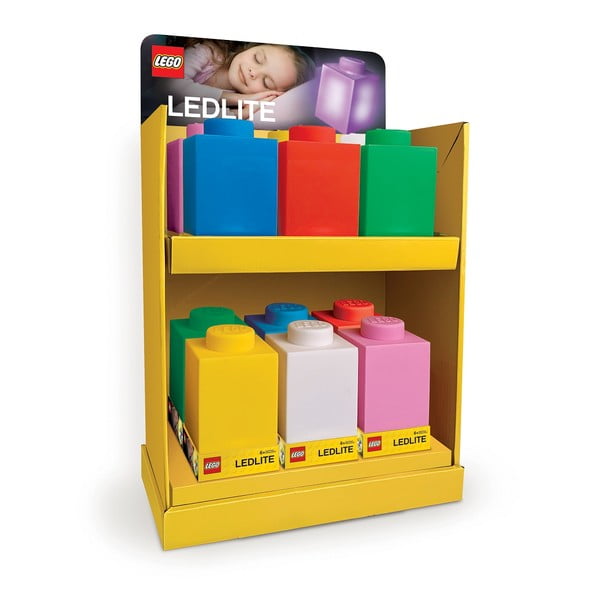 Lumină de veghe LEGO® Classic Brick, roșu-image-2