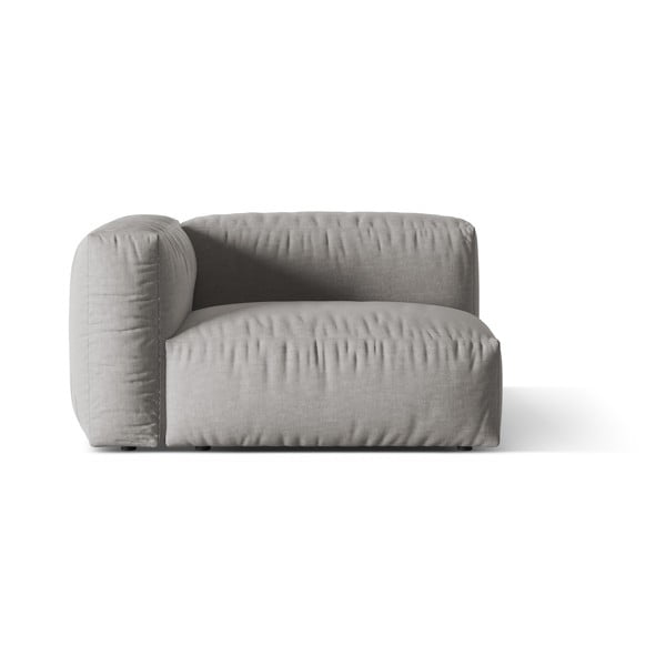 Modul pentru canapea modulară gri deschis (cu colț pe partea stângă ) Martina – Micadoni Home