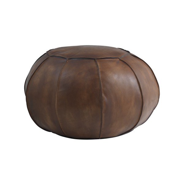 Puf din piele Fuhrhome Casablanca, maro
