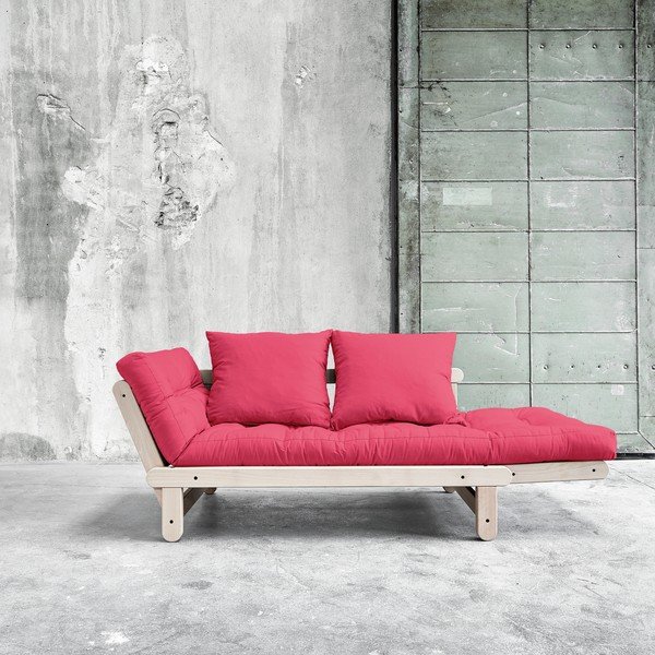 Canapea extensibilă Beat Beech/Magenta-image-2