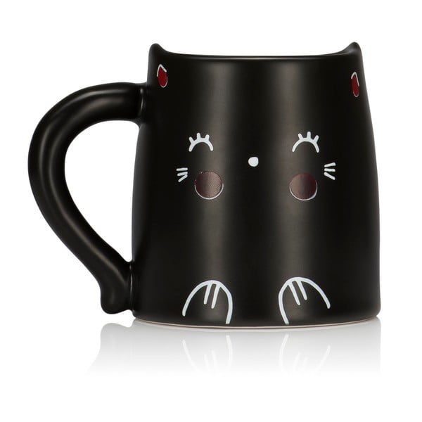 Cană NPW Cat Mug, negru