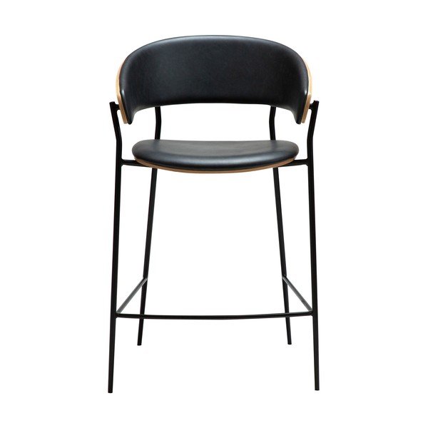Scaun de bar negru (înălțime șezut 63,5 cm) Crib – DAN-FORM Denmark-image-1