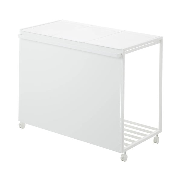 Coș de gunoi alb de reciclat din metal Tower – YAMAZAKI