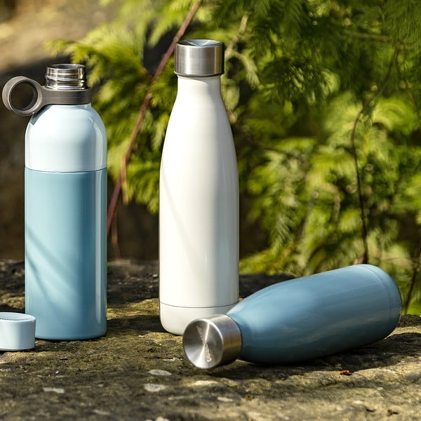 Sticlă  de călătorie termo din oțel inoxidabil gri 0,5 l Constant Pastel - Tescoma-image-1