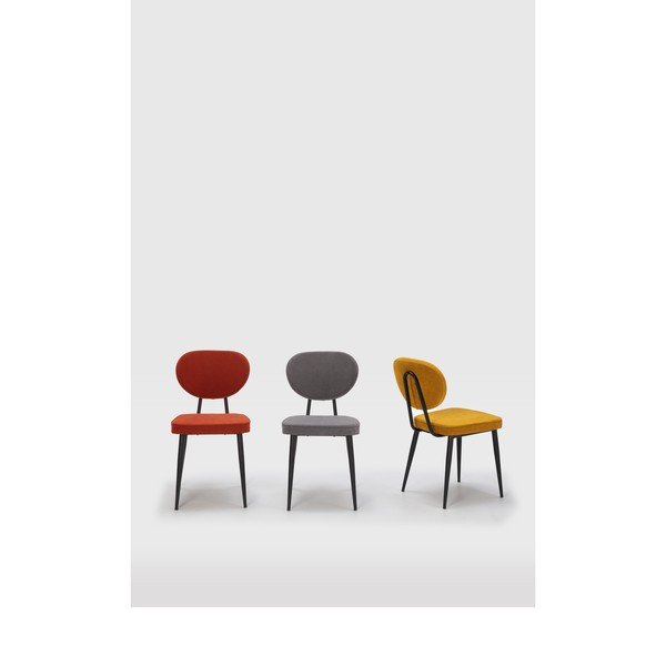 Scaune de dining galbene 2 buc. Zenit – Marckeric-image-1