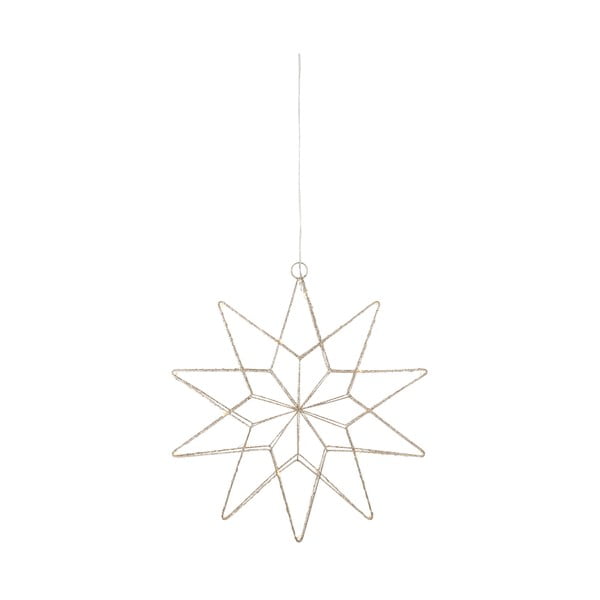 Decorațiune luminoasă aurie ø 31 cm  cu model de Crăciun Gleam – Markslöjd
