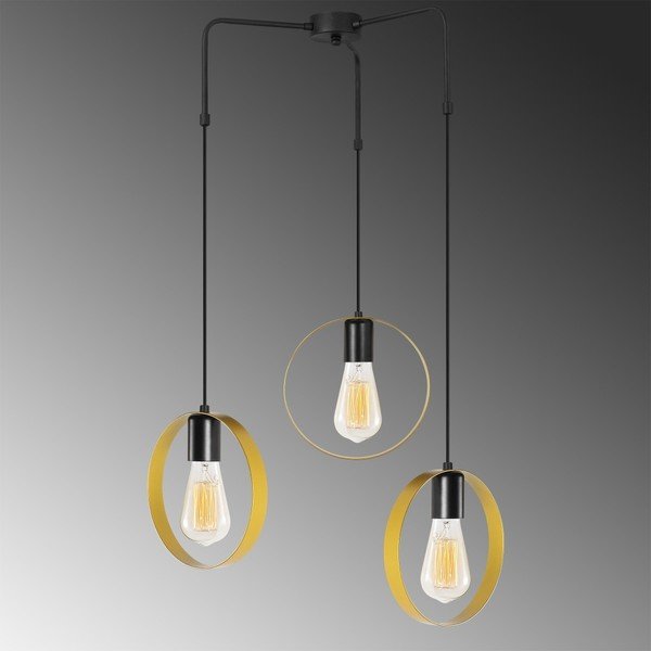 Lustră metalică Opviq lights Kosmos, negru-image-1