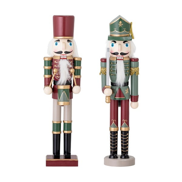 Figurine de Crăciun 2 buc. din lemn (înălțime 38 cm) Darren – Bloomingville