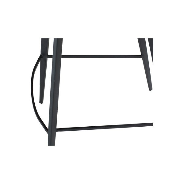 Scaun de bar din piele artificială DAN–FORM Denmark Hype, verde, înălțime 103 cm-image-3