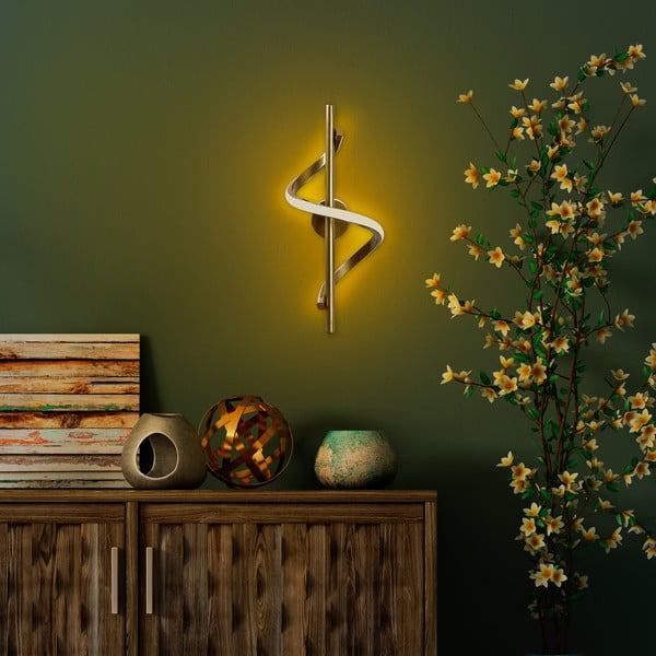 Aplică de perete alămie LED Likma – Opviq lights-image-2