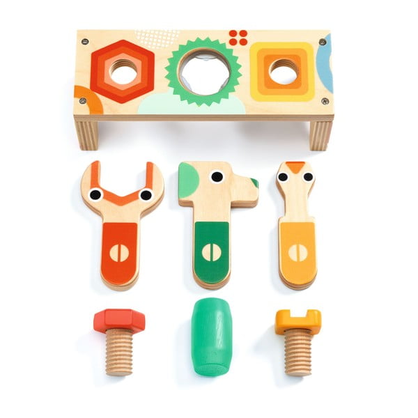 Set de joacă din lemn pentru mici DIY Djeco-image-1