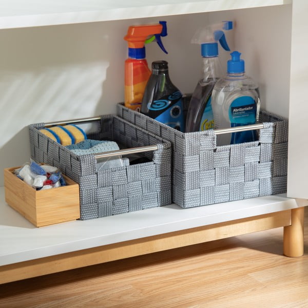 Organizator din bambus Compactor 15 x 7,5 x 6,35 cm-image-2