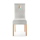 Husă gri deschis elastică pentru scaun 48 cm Sento – Restilo