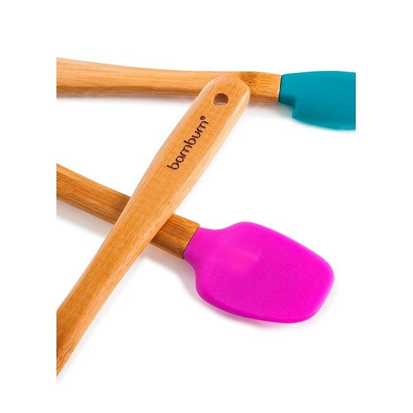 Set 3 spatule din bambus-silicon Bambum Cihan Bilisim Tekstil-image-3