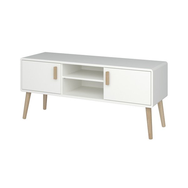 Comodă joasă Støraa Pavona, alb-image-2