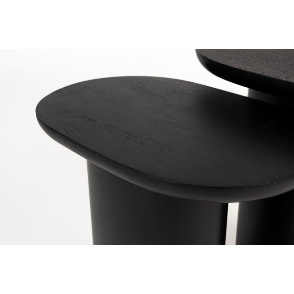 Măsuțe auxiliare 2 buc. cu blat din lemn de mango 37x56 cm Bela – White Label-image-3