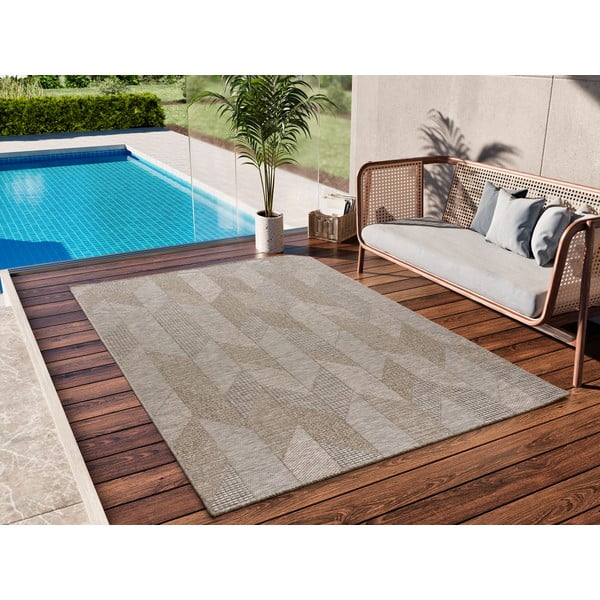 Covor de exterior bej 152x230 cm Oria – Universal-image-1