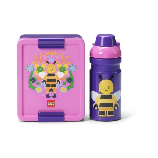 Cutie de gustări pentru copii cu sticlă Bee – LEGO®