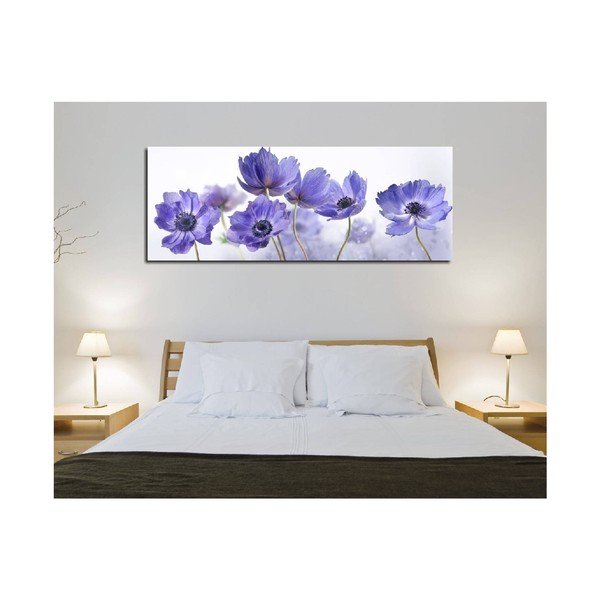 Tablou pe pânză Violet, 80 x 30 cm-image-2