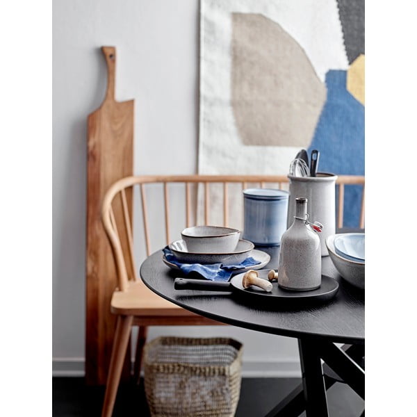 Bol din gresie ceramică Bloomingville Sandrine, ø 22 cm, gri-image-3