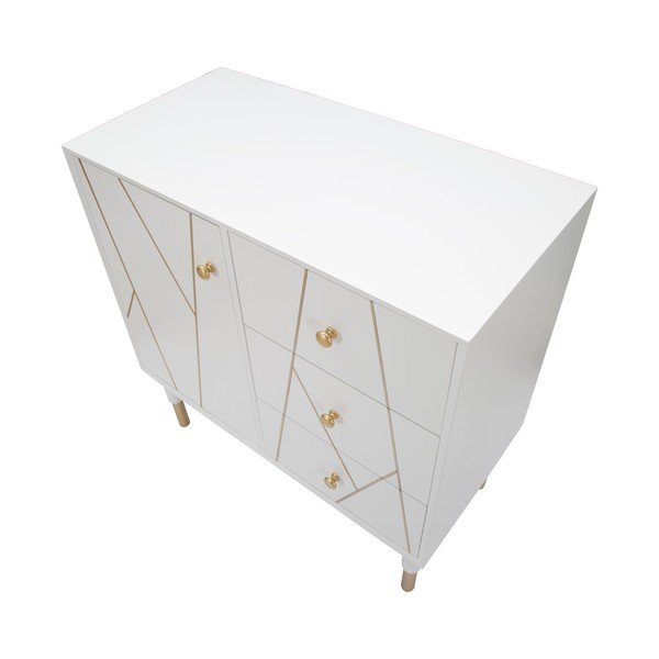 Dulap Mauro Ferretti Luxy, lățime 80 cm, alb-image-3