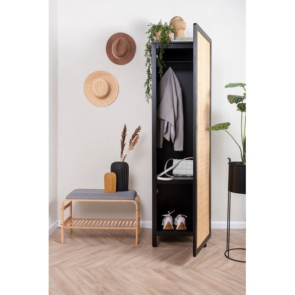 Dulap dressing din lemn Leitmotiv Galant, negru-image-1