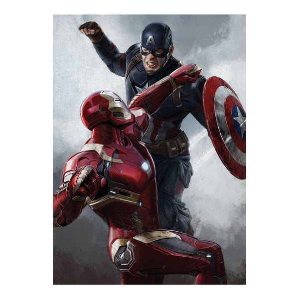 Poster Civil War Divided We Fall - Hawkeye