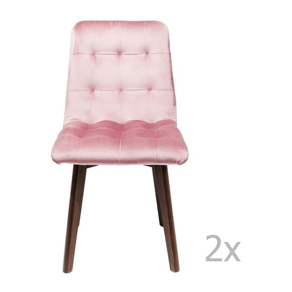 Set 2 scaune Kare Design Moritz, roz