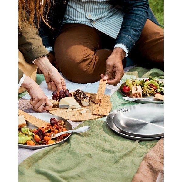 Farfurii argintii 4 buc. din oțel inoxidabil ø 25,5 cm – Black + Blum-image-3