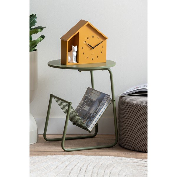 Măsuță auxiliară rotundă din metal ø 40 cm Riqueza Revista – Leitmotiv-image-1