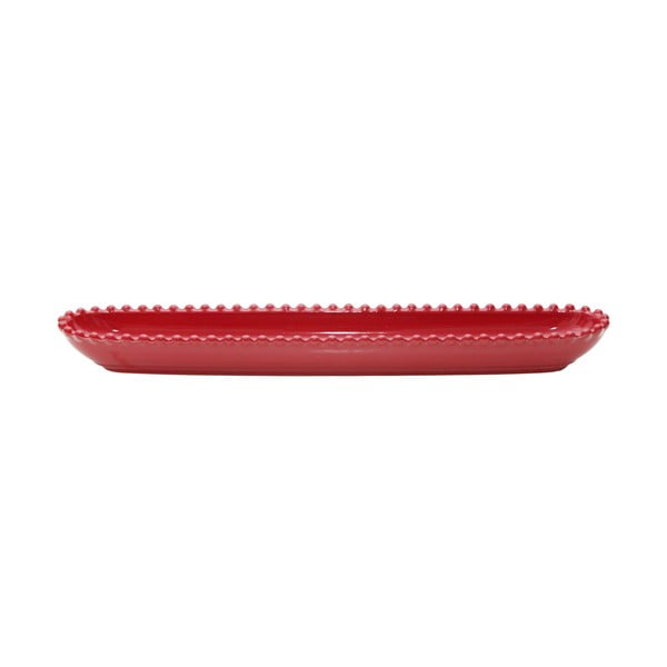Tavă din gresie Costa Nova Pearlrubi, lățime 41 cm, roșu rubin