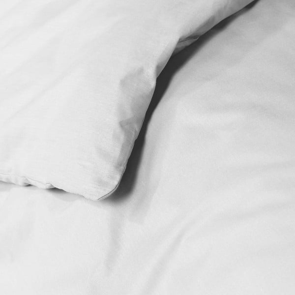 Lenjerie de pat albă din bumbac pentru pat de o persoană 140x200 cm Lina – douceur d'intérieur-image-1
