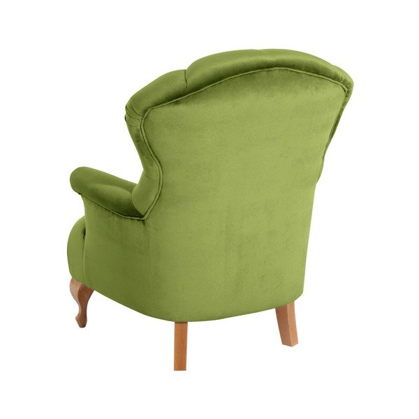 Fotoliu Max Winzer Camilla Velvety Velor, verde-image-1