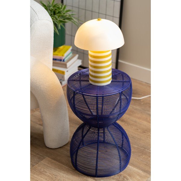 Măsuță auxiliară rotundă din metal ø 30 cm Cuerda Doble – Leitmotiv-image-1