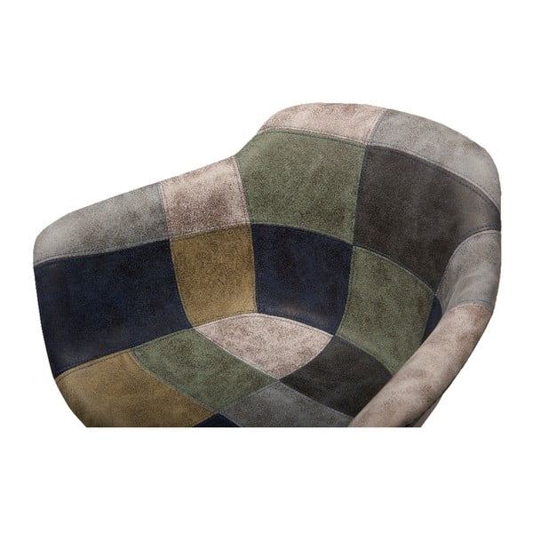 Scaun cu picioare din lemn de fag Furnhouse Flame Patch, gri-image-4