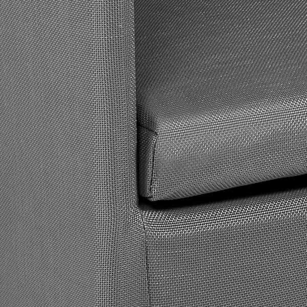 Scaun de grădină gri din metal Bali - Tomasucci-image-1