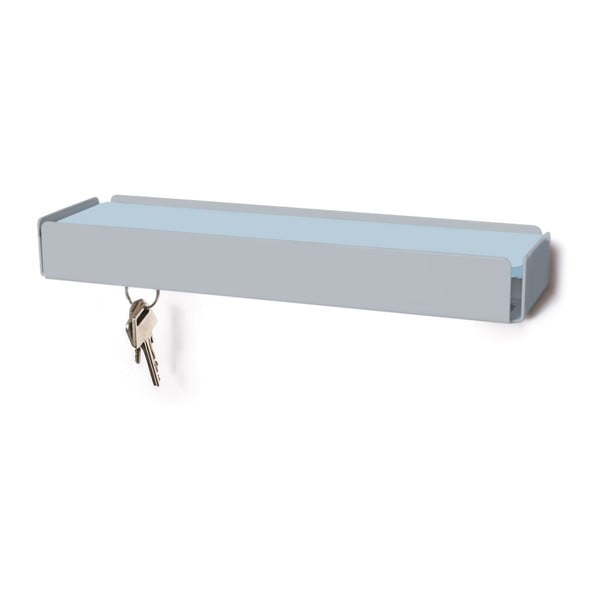 Suport pentru chei gri deschis cu raft albastru deschis Slawinski Key Box