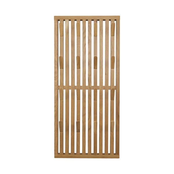 Panou de agățat diverse în culoare naturală din lemn de stejar 46x100x8 cm Parco – Spinder Design