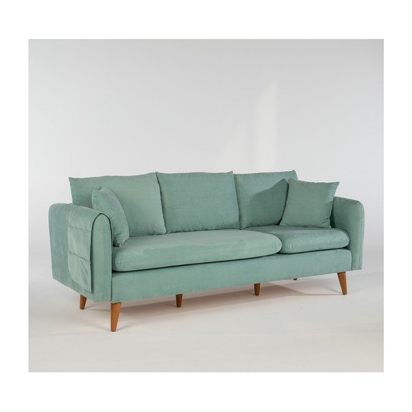 Canapea albastru-deschis 215 cm Sofia – Balcab Home-image-2