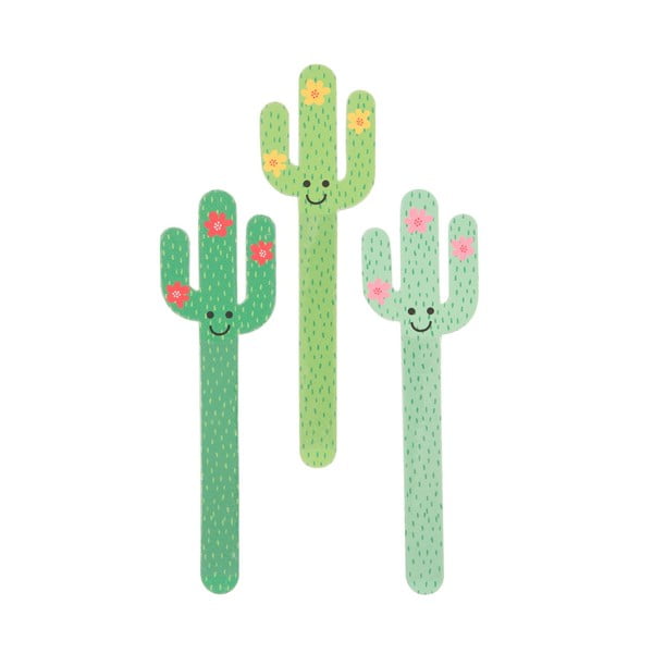 Set 3 pile pentru unghii Sass & Belle Cactus