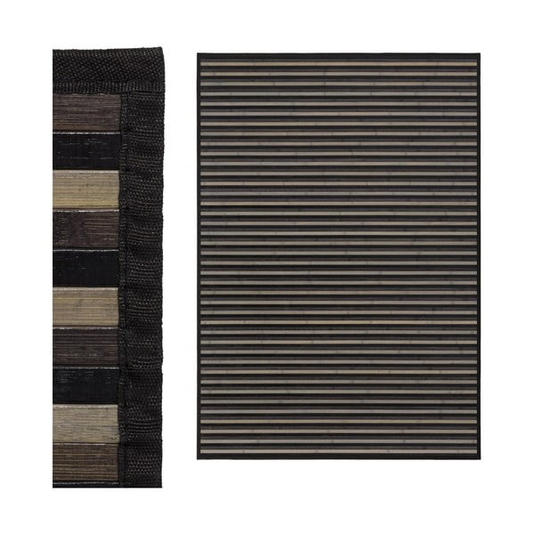 Covor gri din bambus 140x200 cm – Casa Selección-image-2