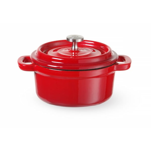 Oală cu capac din fontă 270 ml adecvată pentru plita cu inducție – Hendi