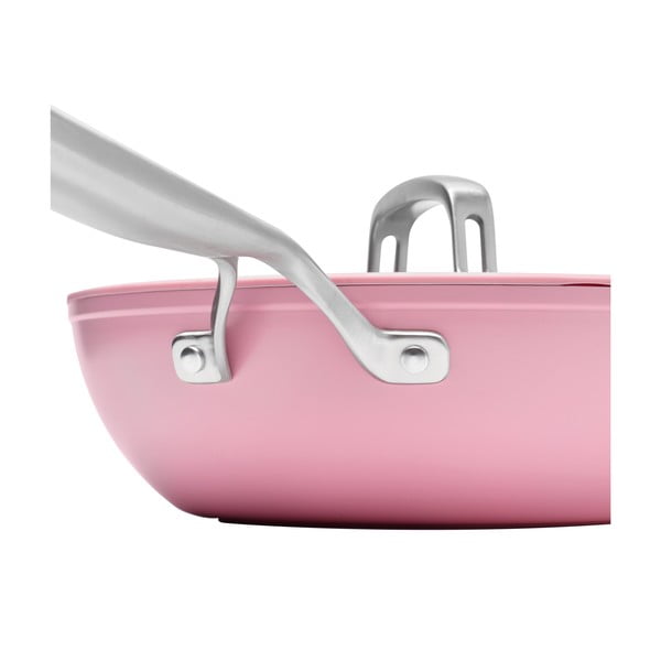 Tigaie tip wok cu capac/cu suprafață ceramică ø 28 cm Meda 3.0 – FABINI-image-3