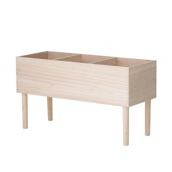 Bibliotecă în culoare naturală deschisă din lemn de paulownia 91x50x35 cm Douve – Bloomingville-image-3
