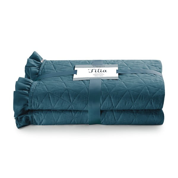 Cuvertură AmeliaHome Tilia Marine, 260 x 240 cm, albastru-image-2