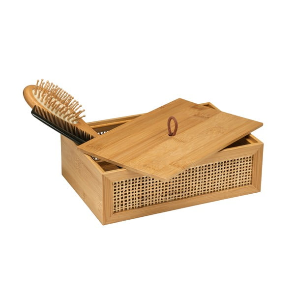 Organizator baie din bambus Wenko Allegre, 22 x 7 cm-image-3